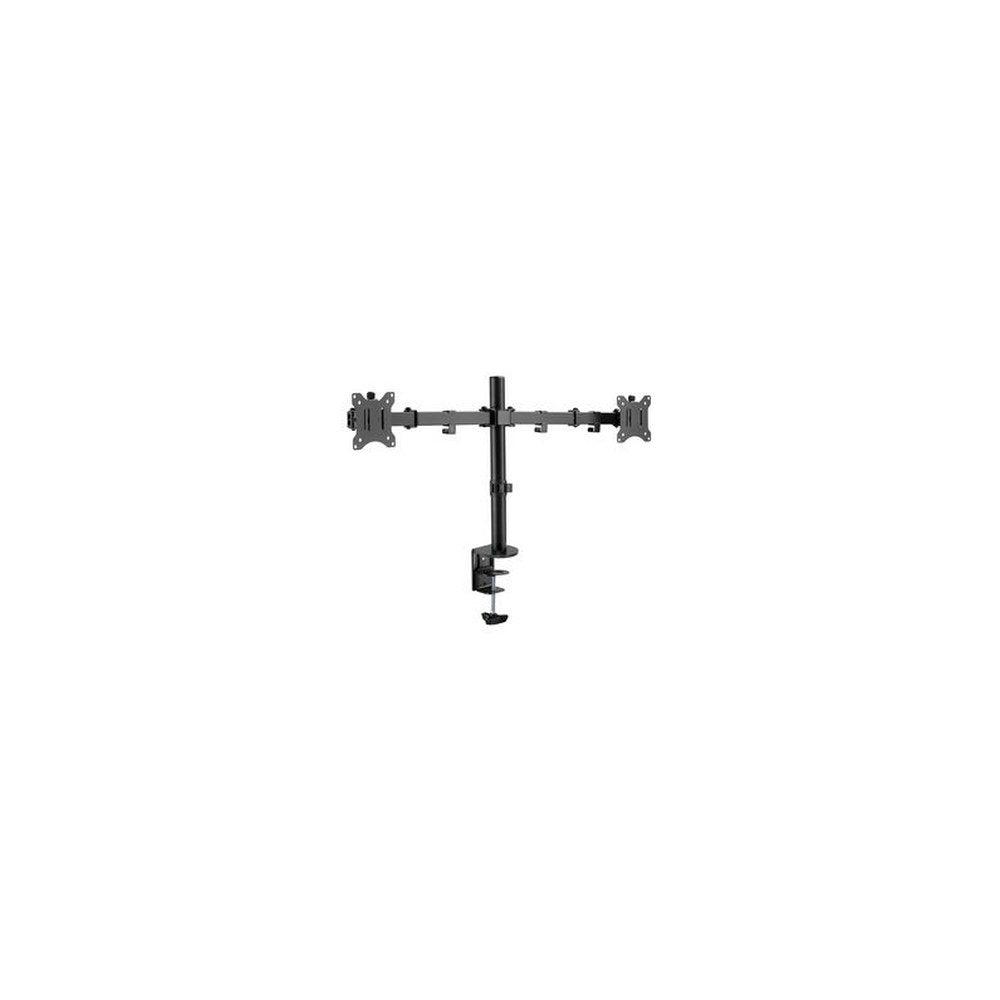 LogiLink Bras support double, longueur du bras: 390 mm, noir