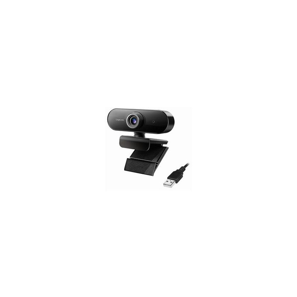 LogiLink Webcam Pro Full HD USB avec micro, noir