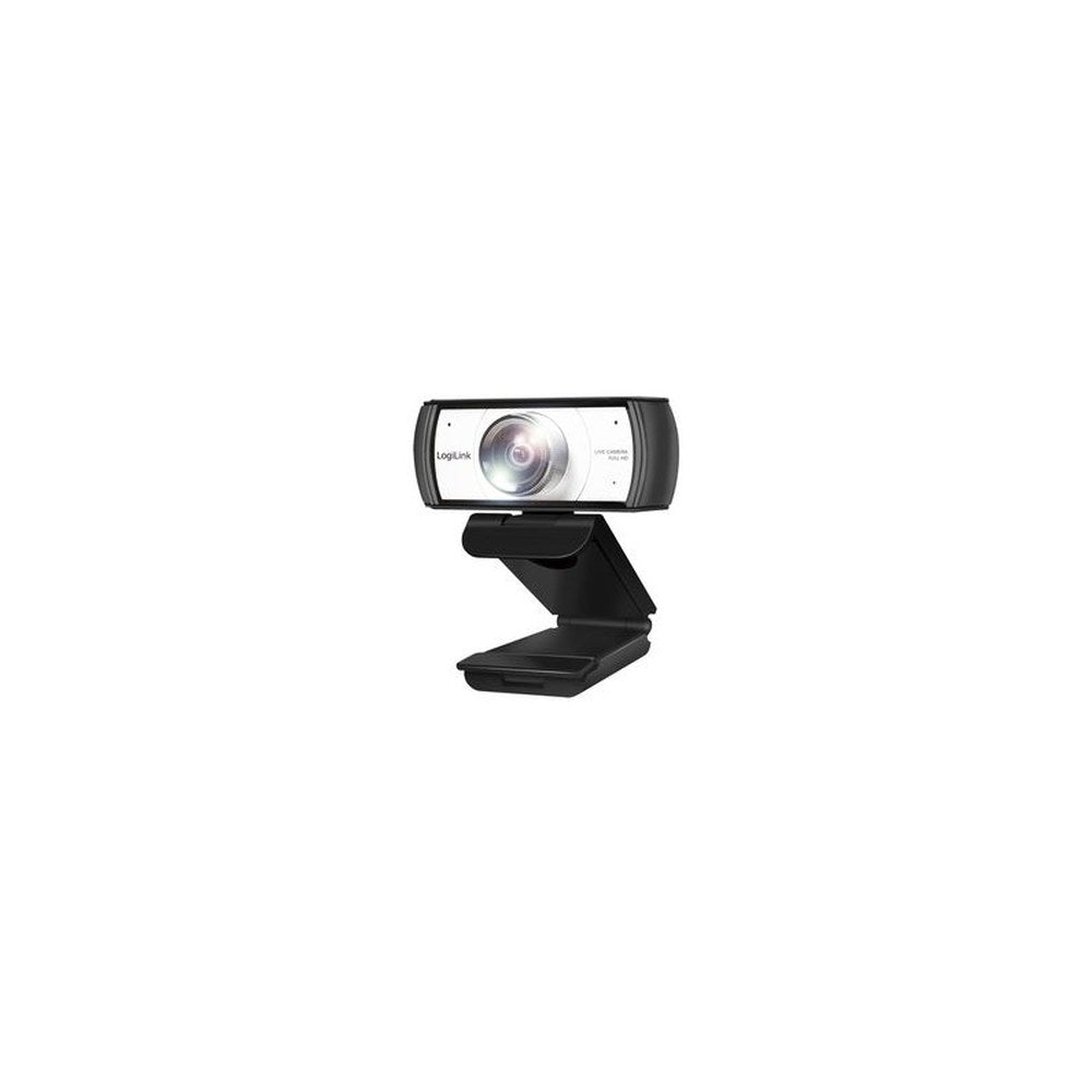 LogiLink Caméra de conférence HD USB, 2 micros, 120 degrés