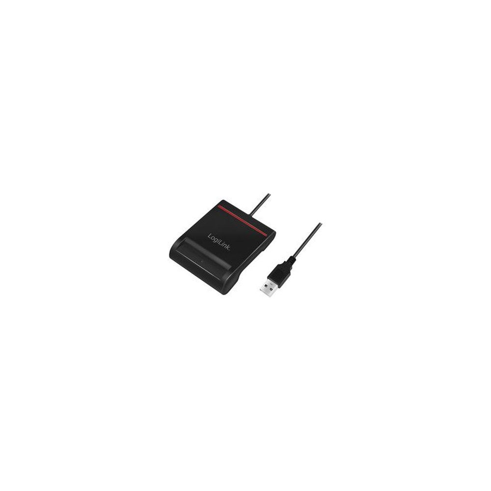 LogiLink Lecteur de cartes Smart ID USB 2.0, noir