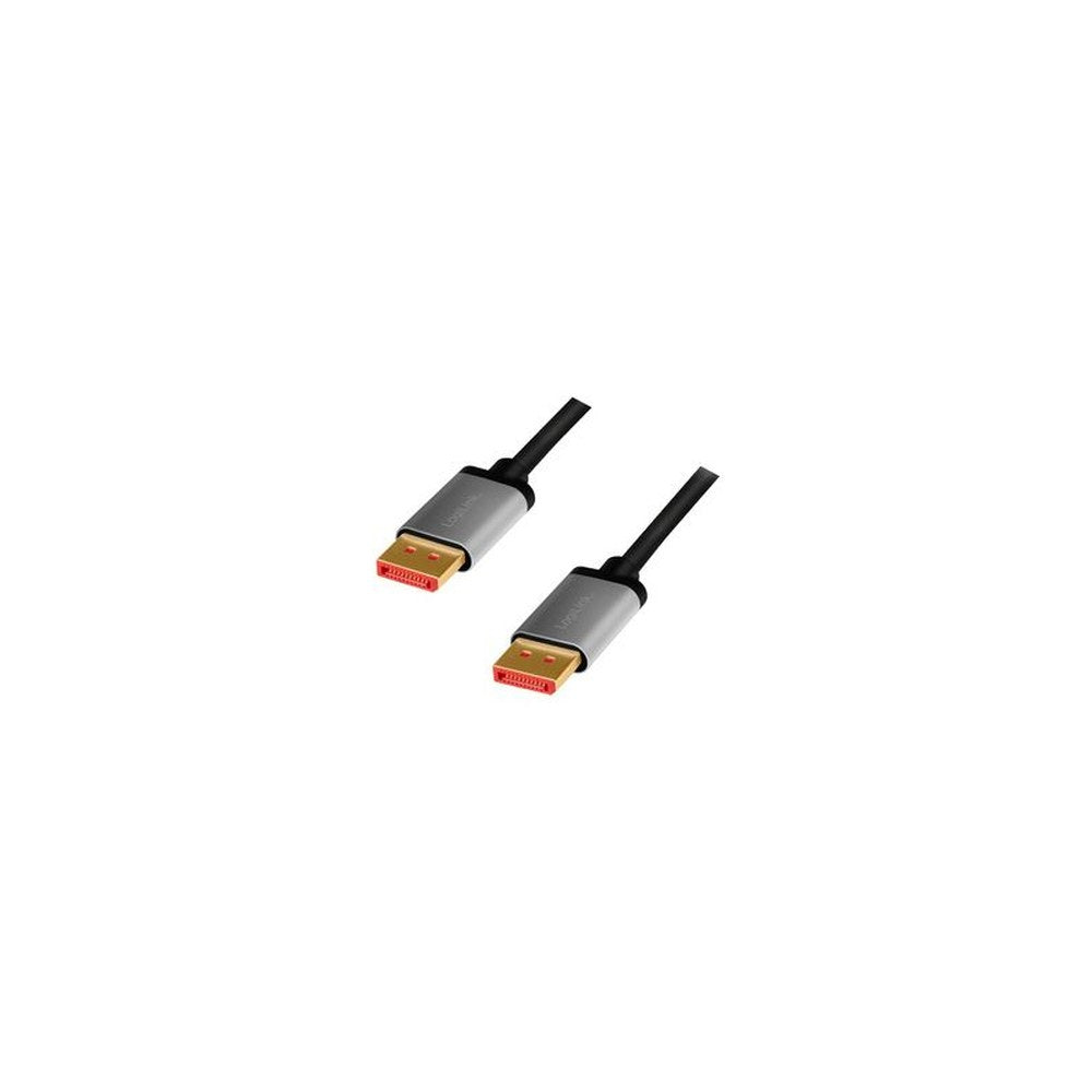LogiLink Câble DisplayPort 1.4, fiche mâle - mâle, 1,0 m