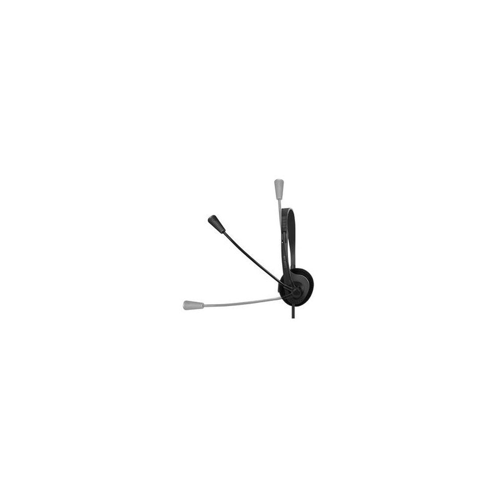 LogiLink Casque mono, avec microphone, prise jack 3,5 mm