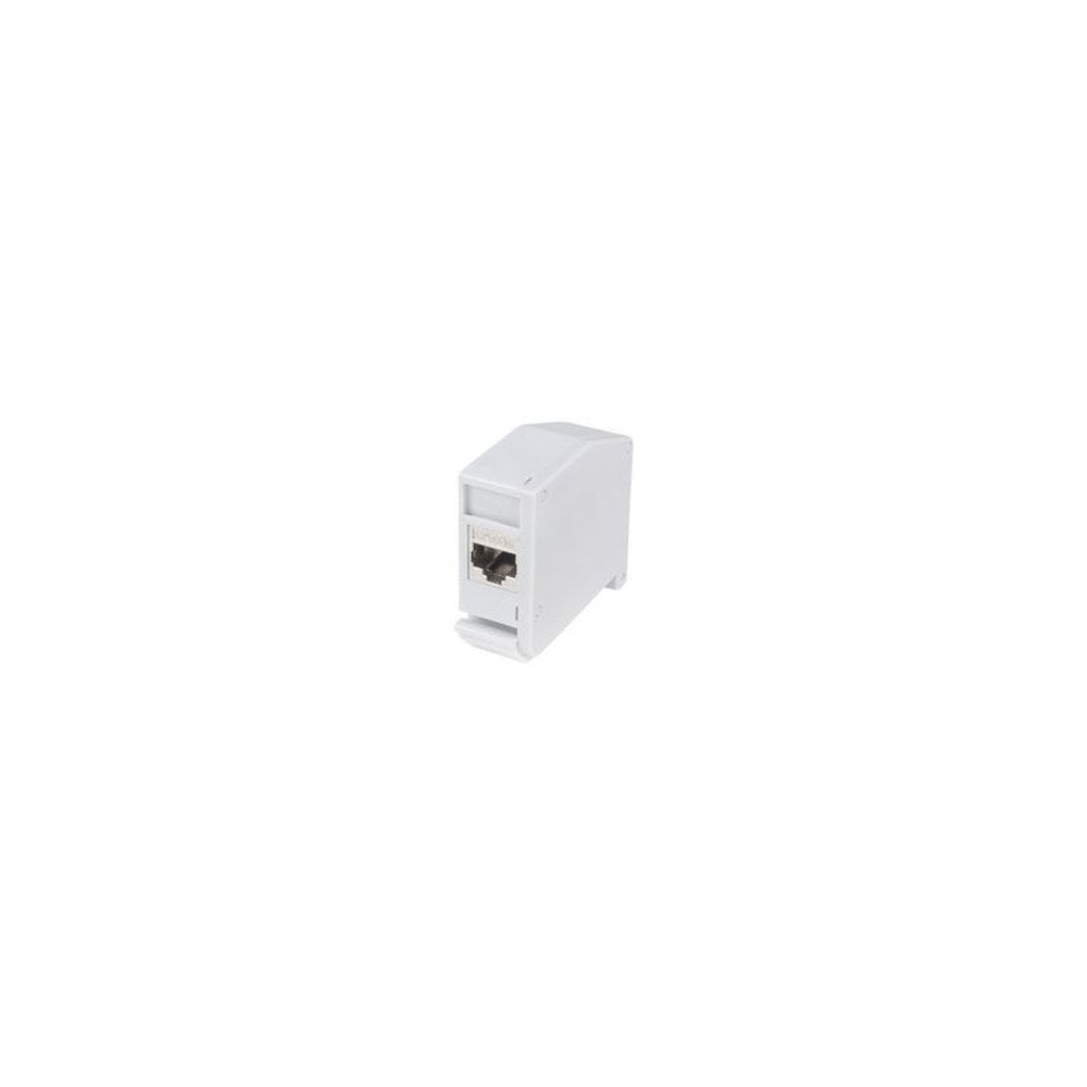 LogiLink Adaptateur pour rail DIN,1 module Keystone, gris