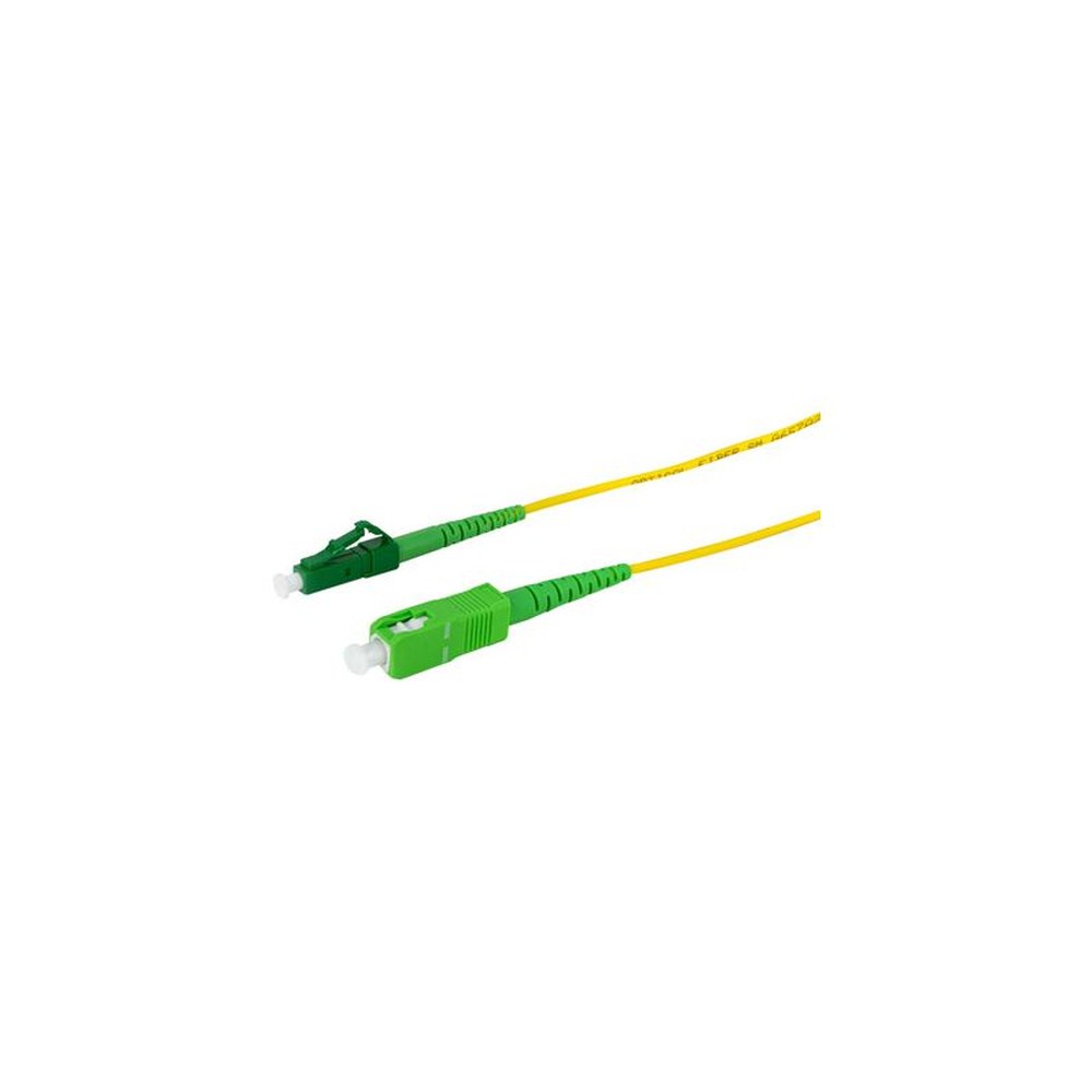 LogiLink Câble patch fibre optique, OS2, 10 m, jaune