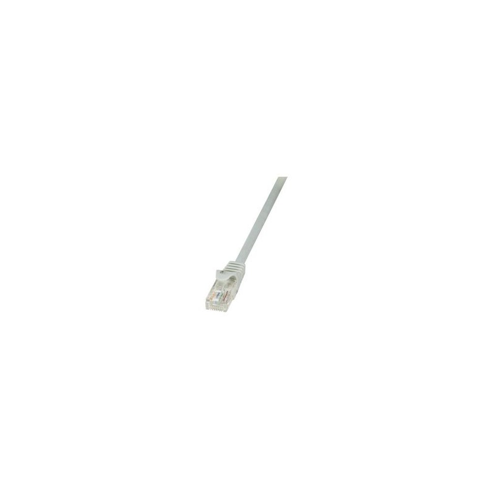 LogiLink Câble patch EconLine, Cat. 6, U/UTP, 15 m, gris