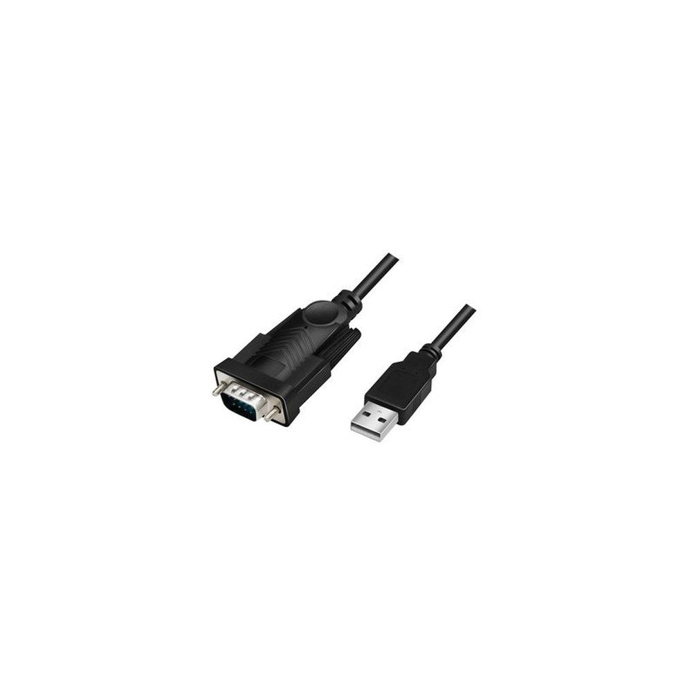 LogiLink Câble adaptateur USB 2.0 - RS232, 1,5 m, noir