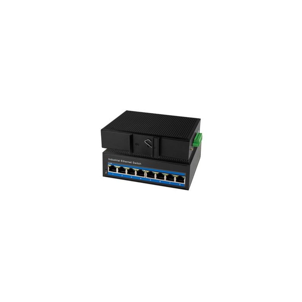 LogiLink Switch industriel Gigabit Ethernet, 8 ports