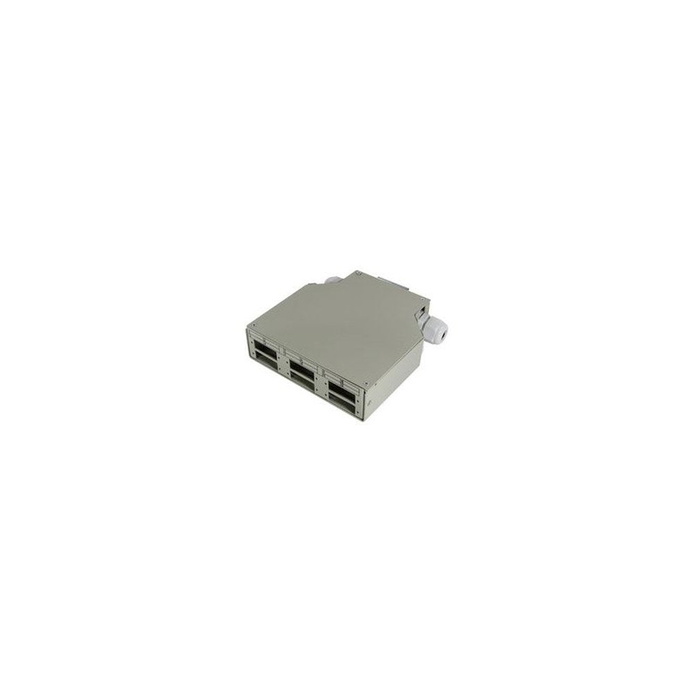 LogiLink Boîte d'épissure pour rails DIN FO pour couplage LC