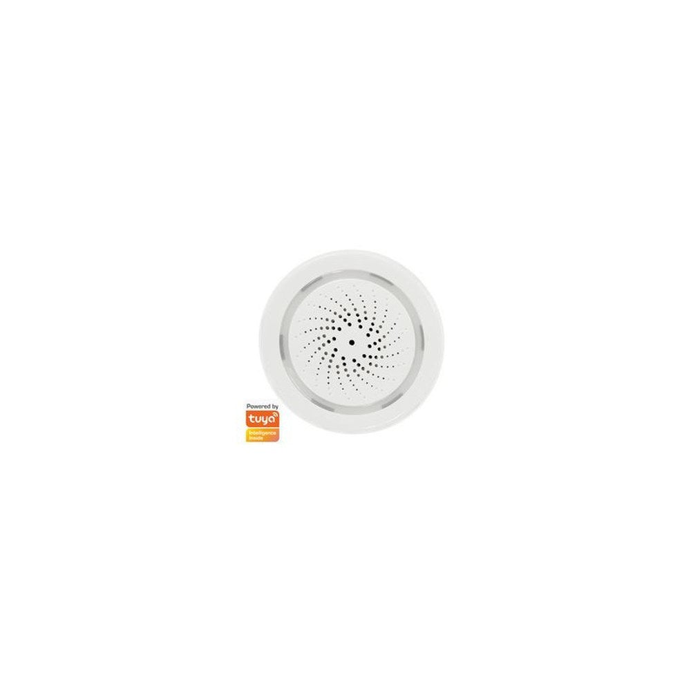 LogiLink Sirène d'alarme Smart Wi-Fi, 90 dB, blanc