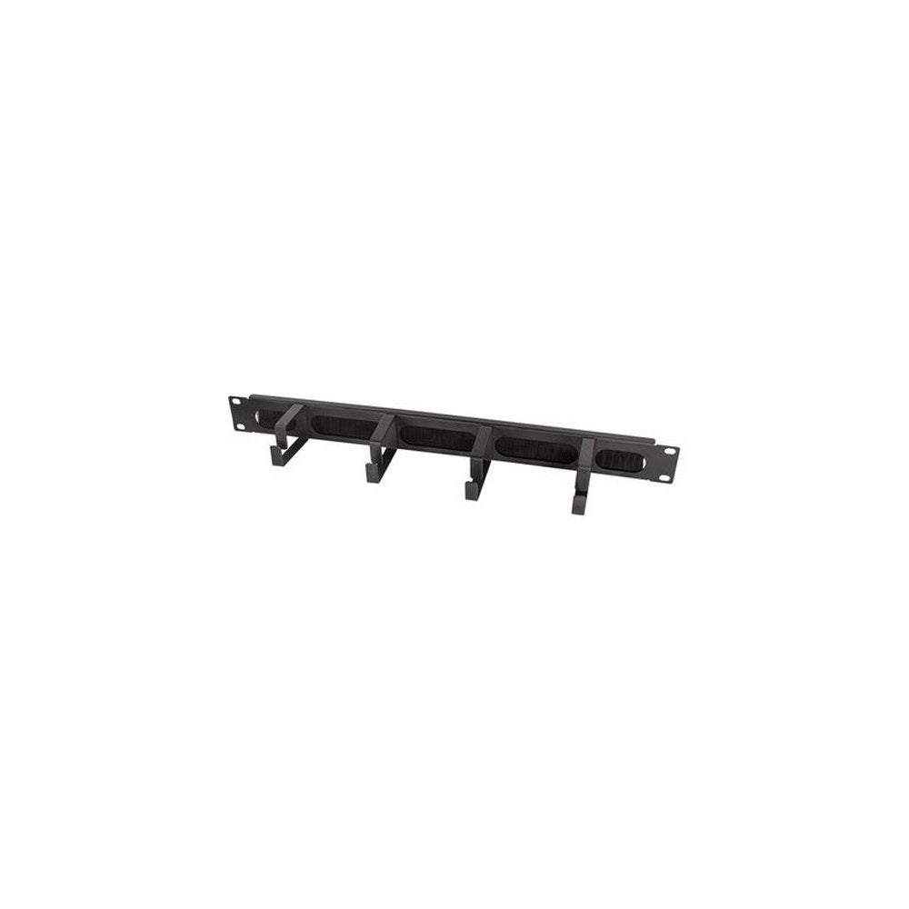 LogiLink Panneau guide-câble 19", 1 U, 4 étriers guide-câble