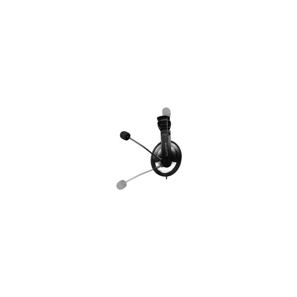 LogiLink Casque audio stéréo avec commande , 1x USB-A, noir