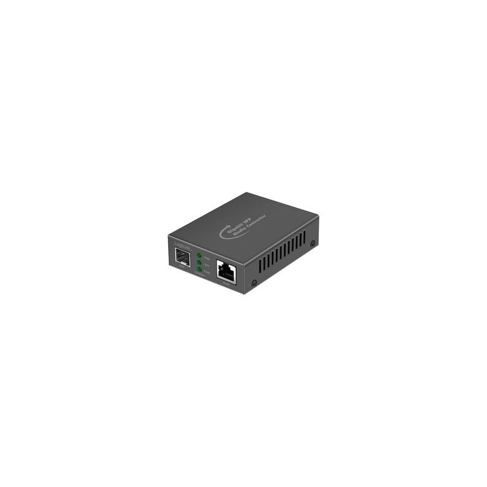 LogiLink Convertisseur média Gigabit, RJ45/SFP, noir