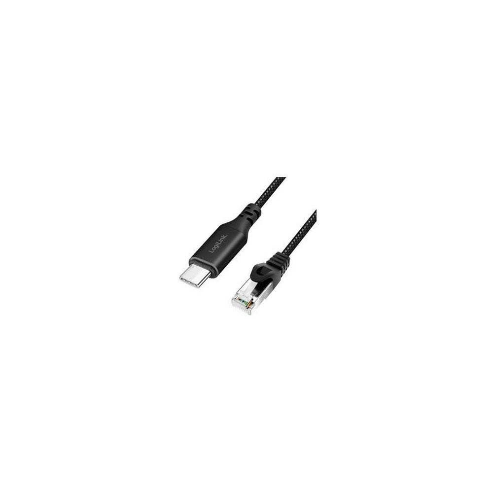 LogiLink Câble Ethernet USB 3.2, USB-C - RJ45, 7,5 m