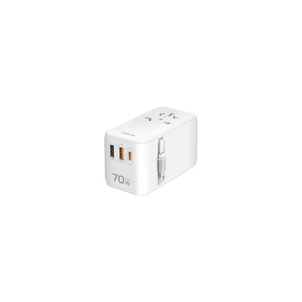 LogiLink Universal-Reiseadapter (EU/AUS/US/UK), 70 Watt
