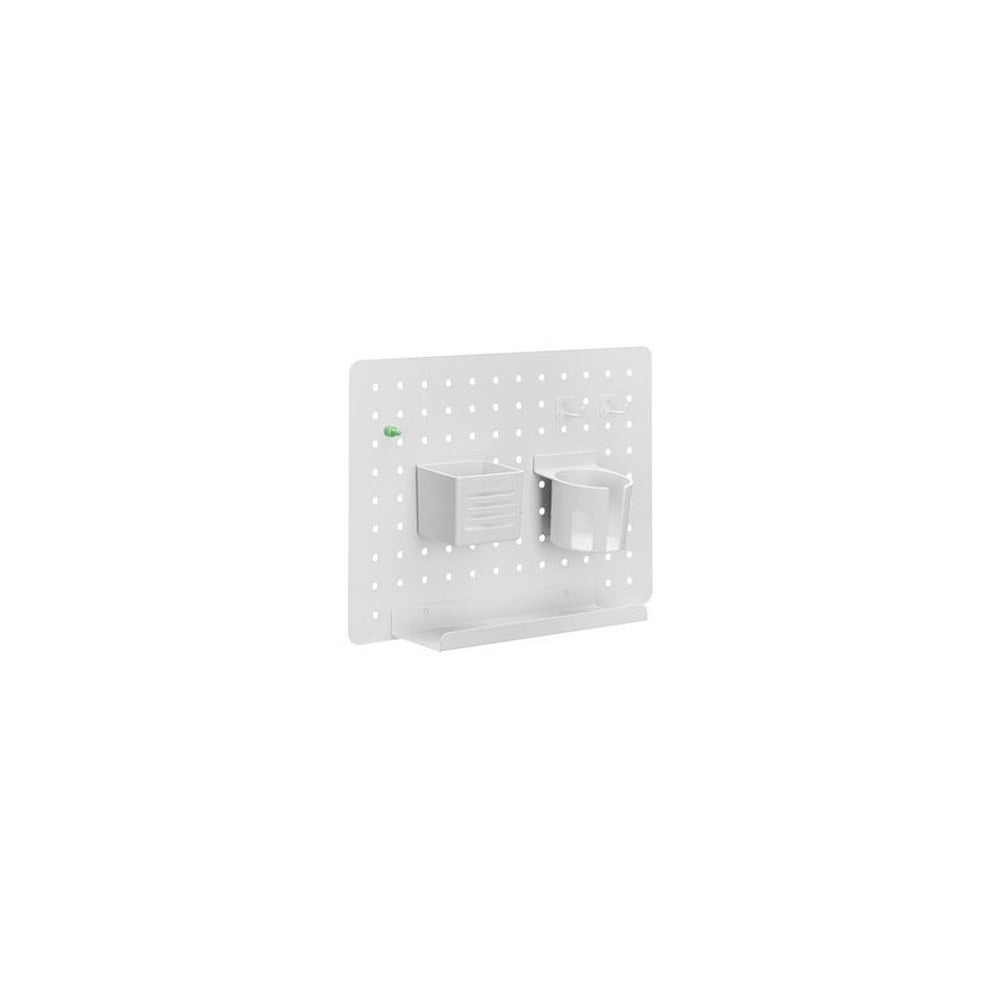 LogiLink Organiseur de bureau avec panneau perforé, blanc