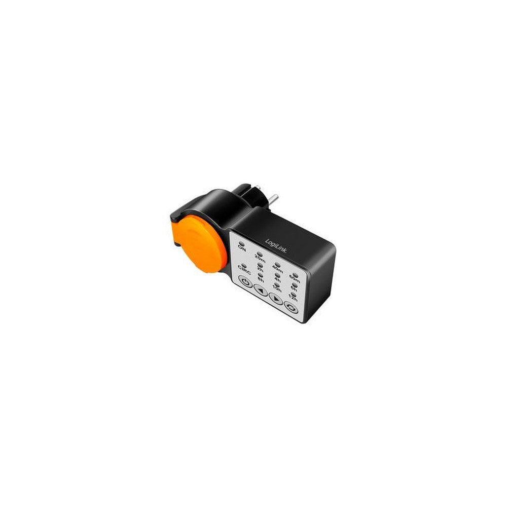 LogiLink Mechanische Zeitschaltuhr Outdoor, IP44, schwarz