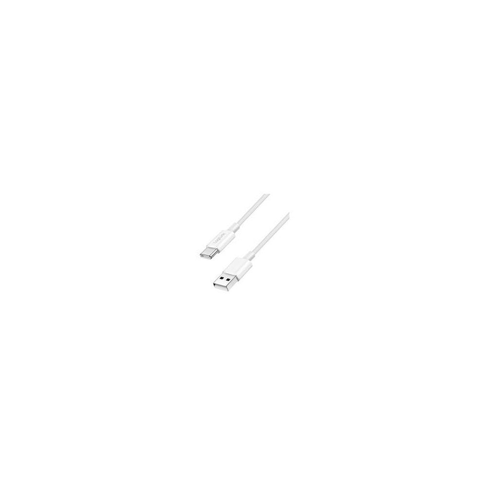 LogiLink Câble USB 2.0, USB-A - USB-C, 0,5 m, blanc