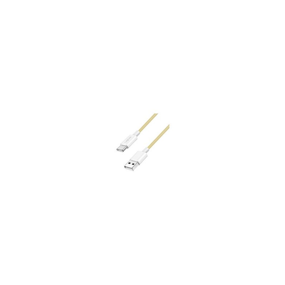 LogiLink Câble USB 2.0, USB-A - USB-C, 1,5 m, jaune
