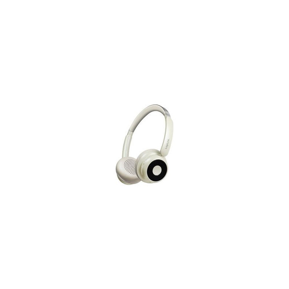 LogiLink Casque audio BT 6.0 AuraSolo, bluetooth, beige