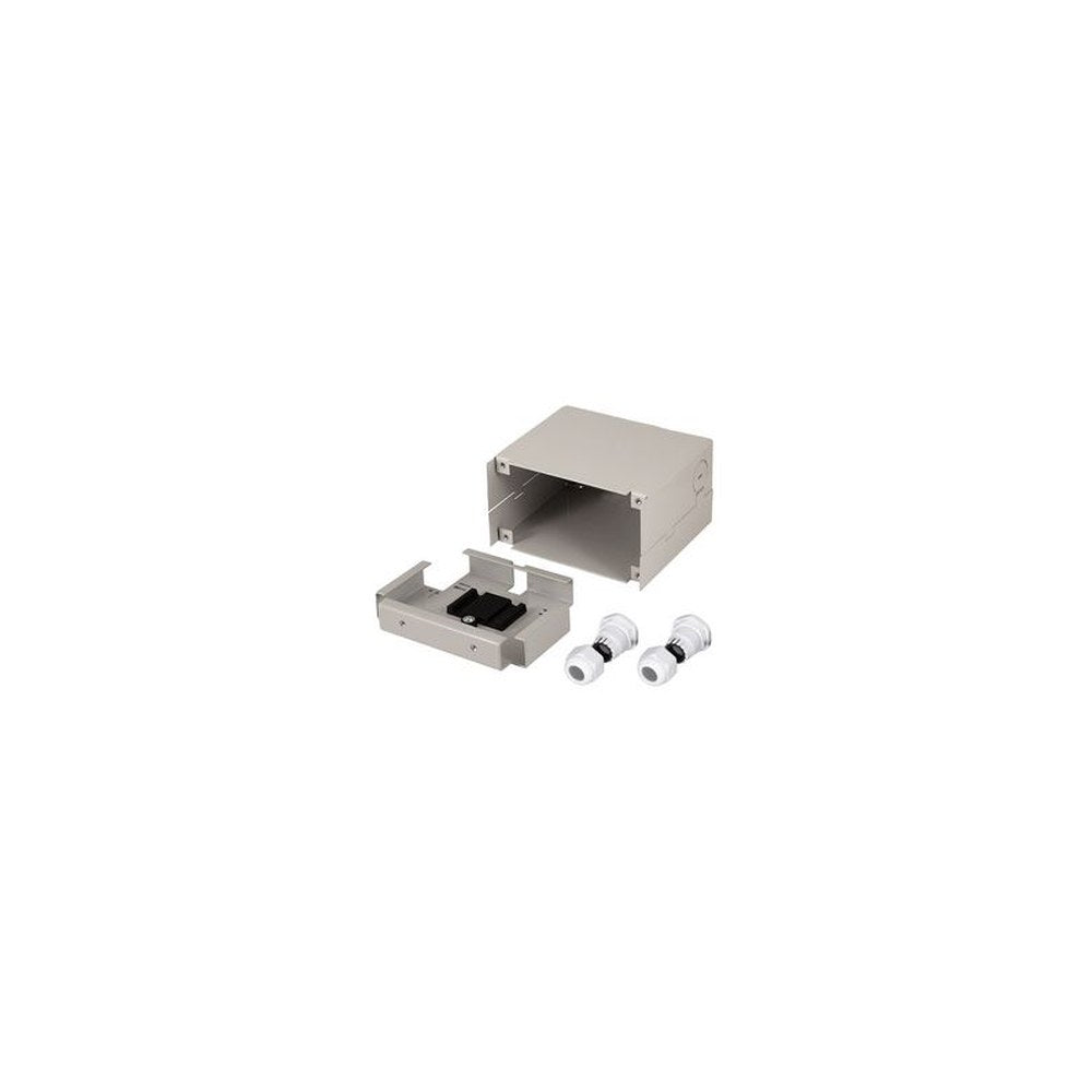 LogiLink Boîte d'épissures fibre optique pour rail DIN, gris