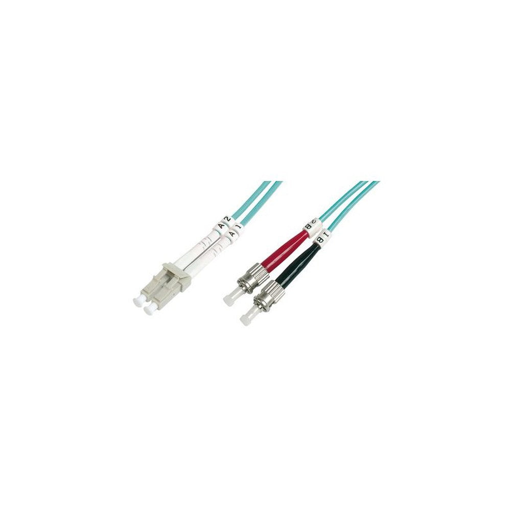 DIGITUS Câble à fibres optiques OM3, mâle LT - mâle ST, 3 m