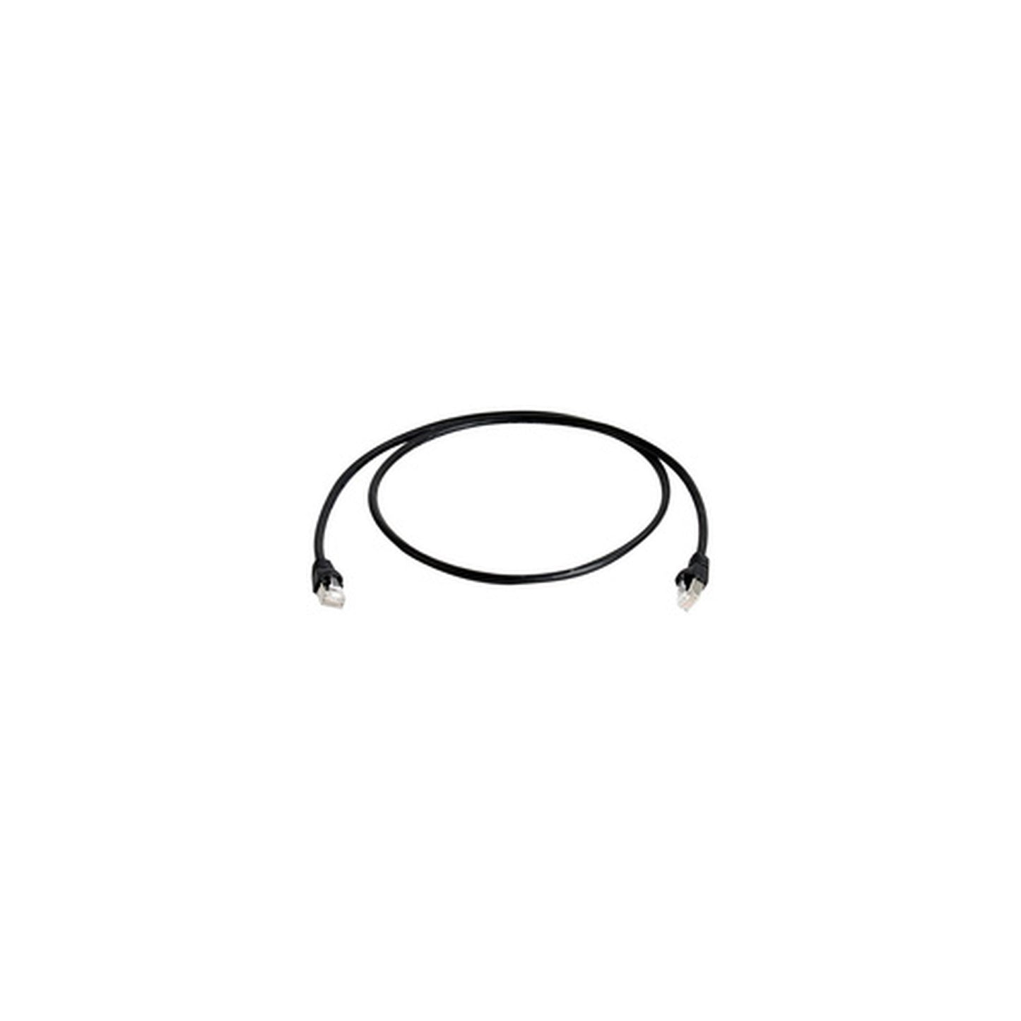 Telegärtner Câble patch, Cat.6A, S/FTP (profond), 3 m, noir