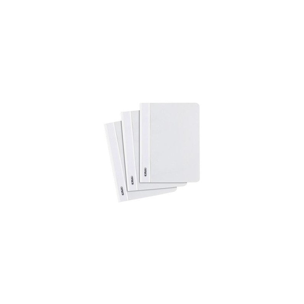 herlitz Chemise à lamelle, A5, en film PP, blanc