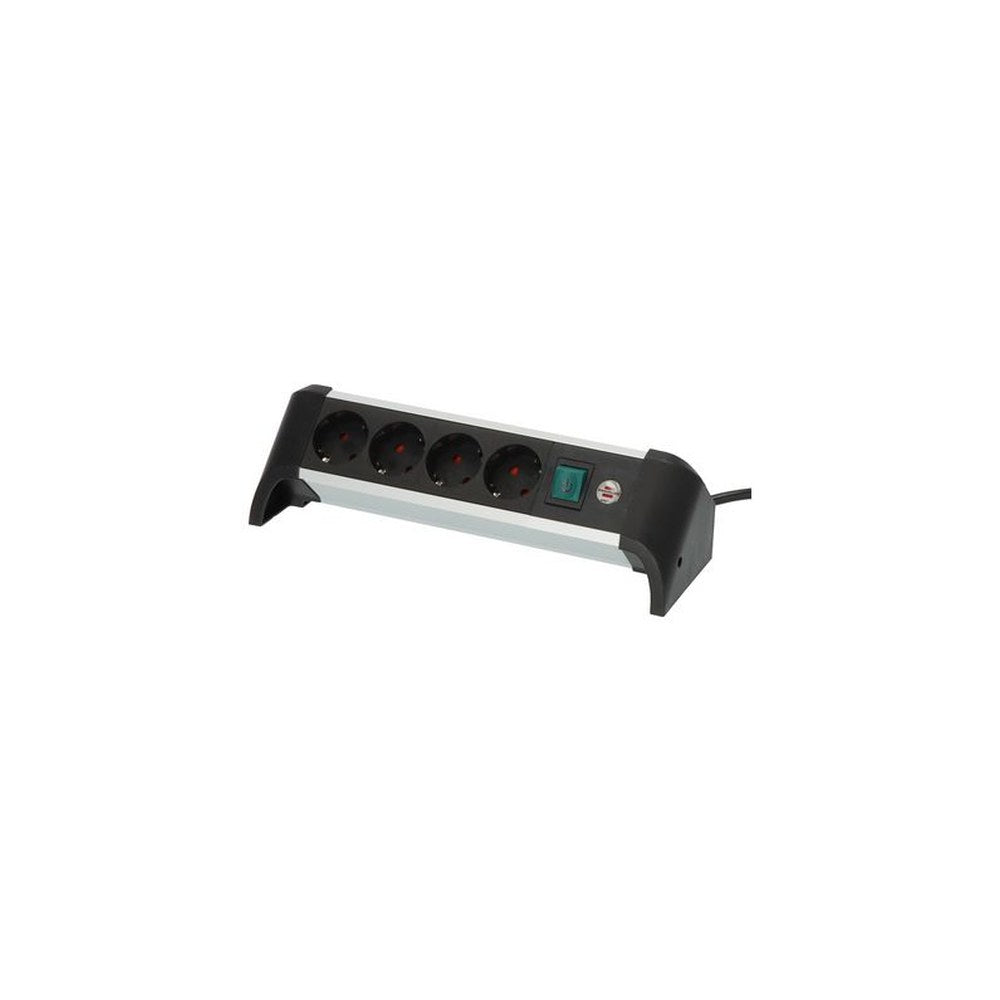 brennenstuhl Tisch-Steckdosenleiste Alu-Office-Line, 4-fach
