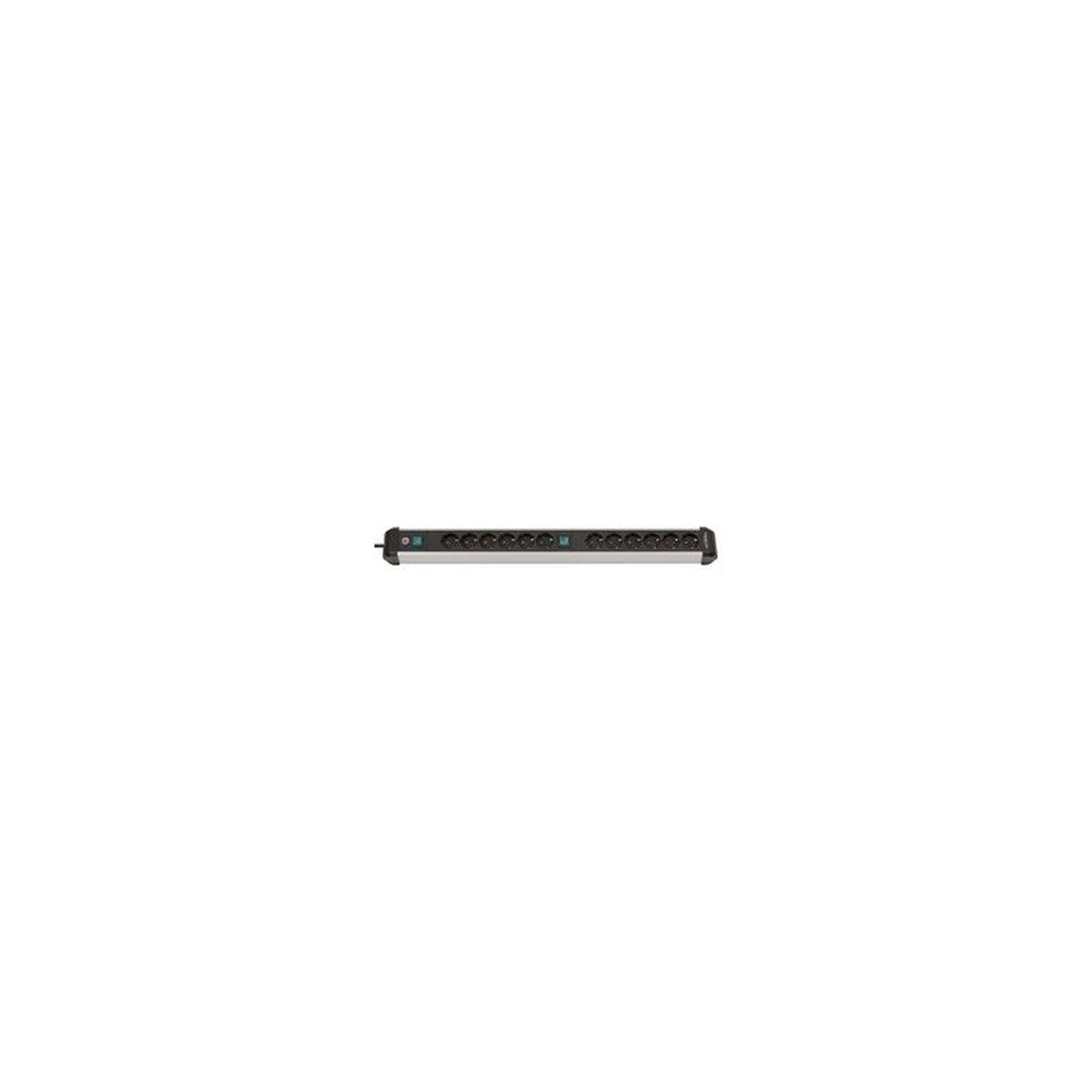 brennenstuhl Steckdosenleiste Premium-Alu-Line, 12-fach