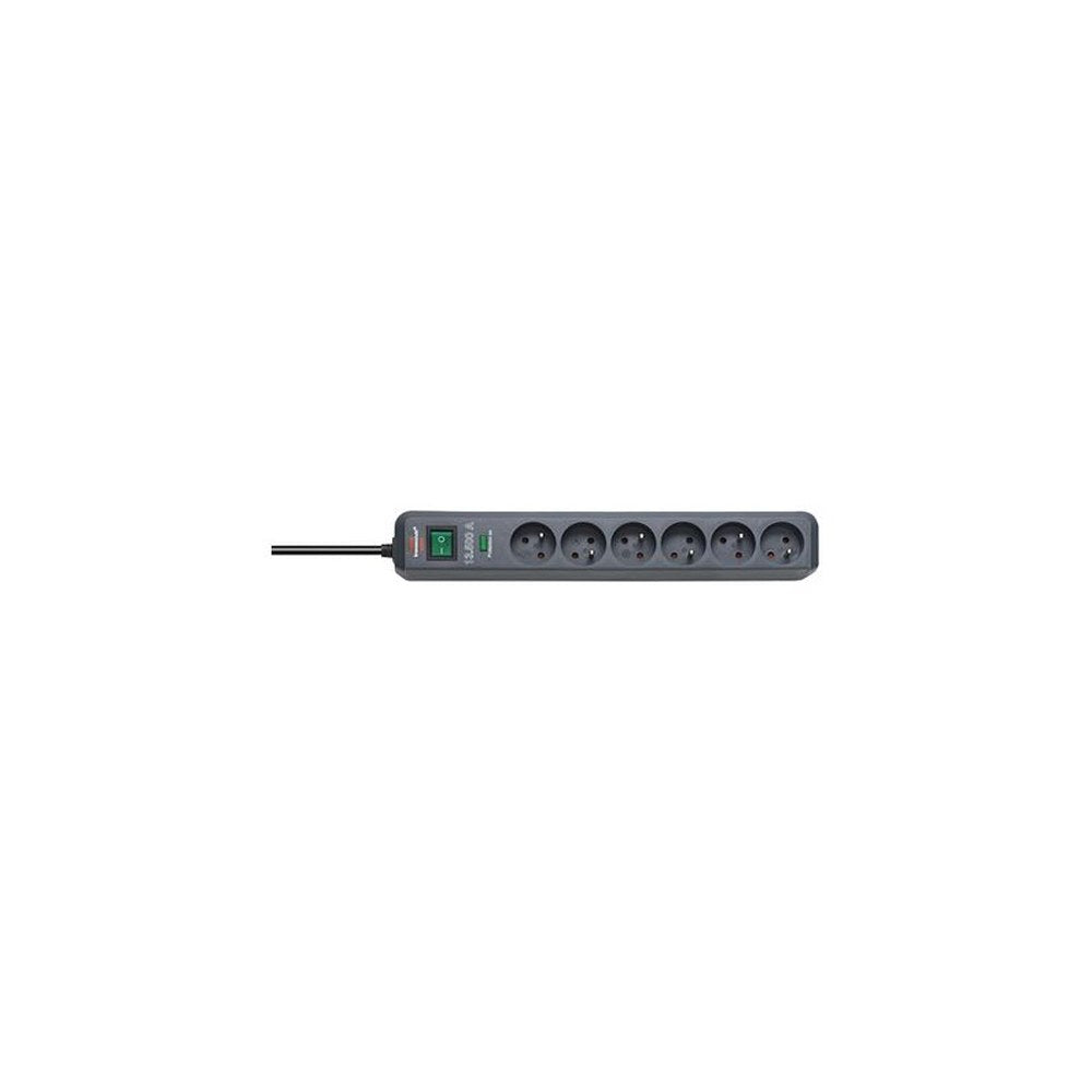 brennenstuhl Prolongateur multiprise "Eco-Line", 6 prises