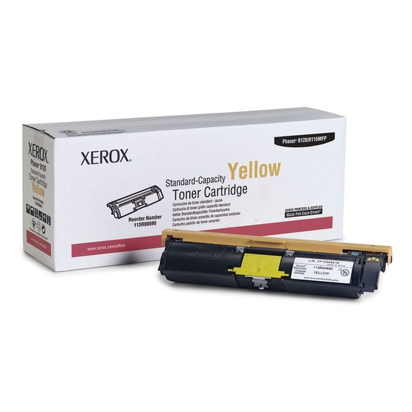 Toner d'origine Xerox 113R00690 - jaune