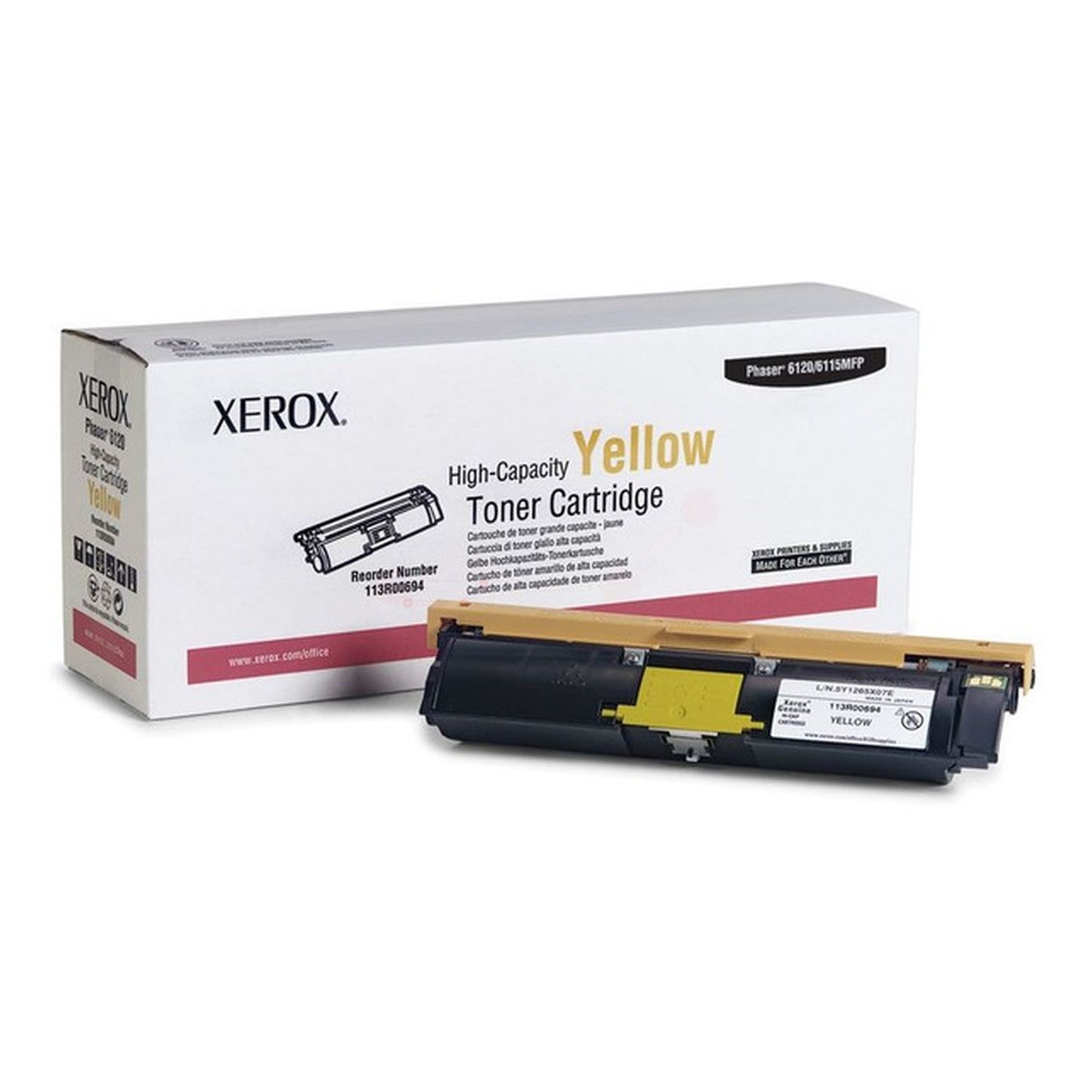 Toner d'origine Xerox 113R00694 - jaune
