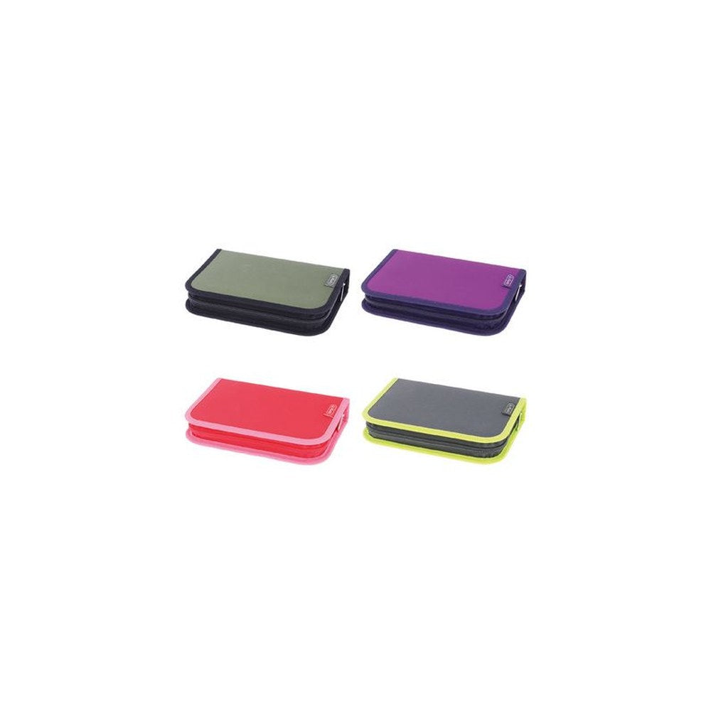 herlitz Etui scolaire, 25 pièces, couleurs assorties x4
