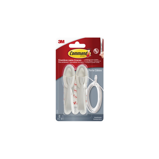 3M Command Crochet porte-câbles, taille: M, blanc
