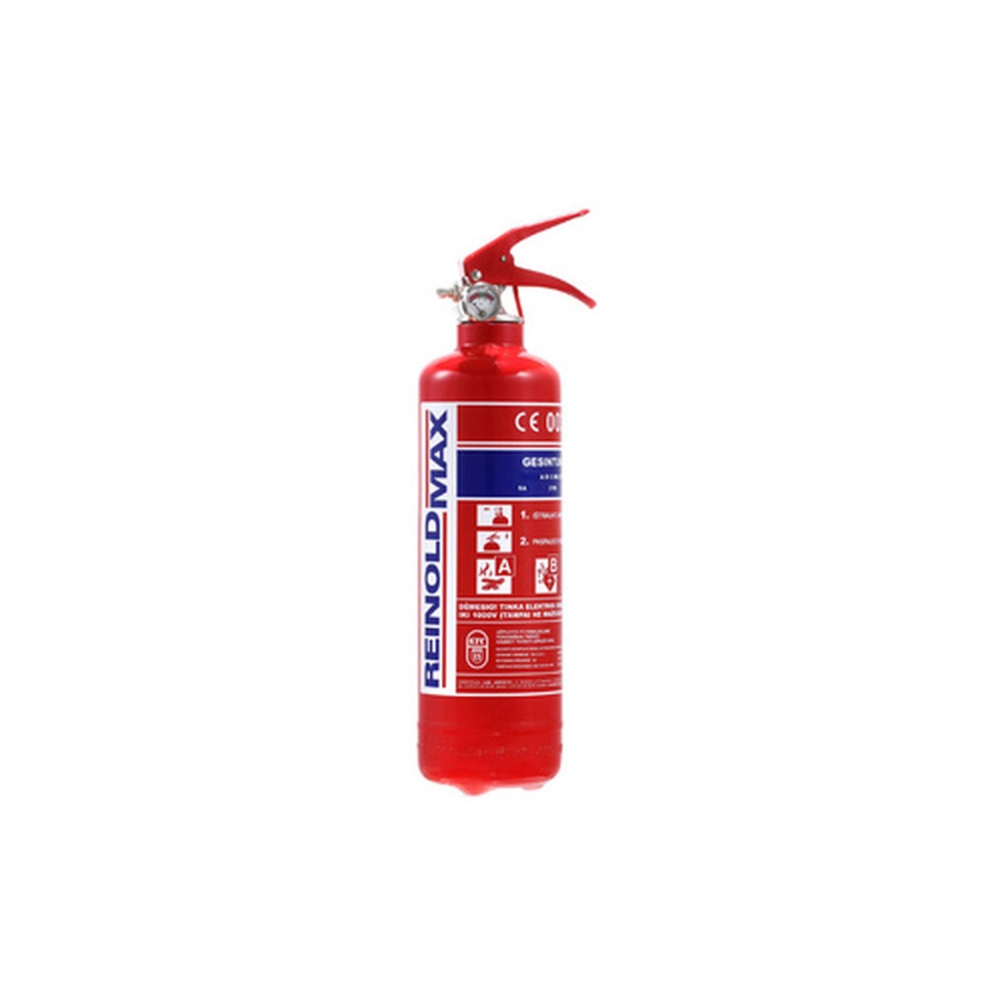 REINOLD MAX Feuerlöscher für Kraftfahrzeuge, 2 kg, DIN EN 3