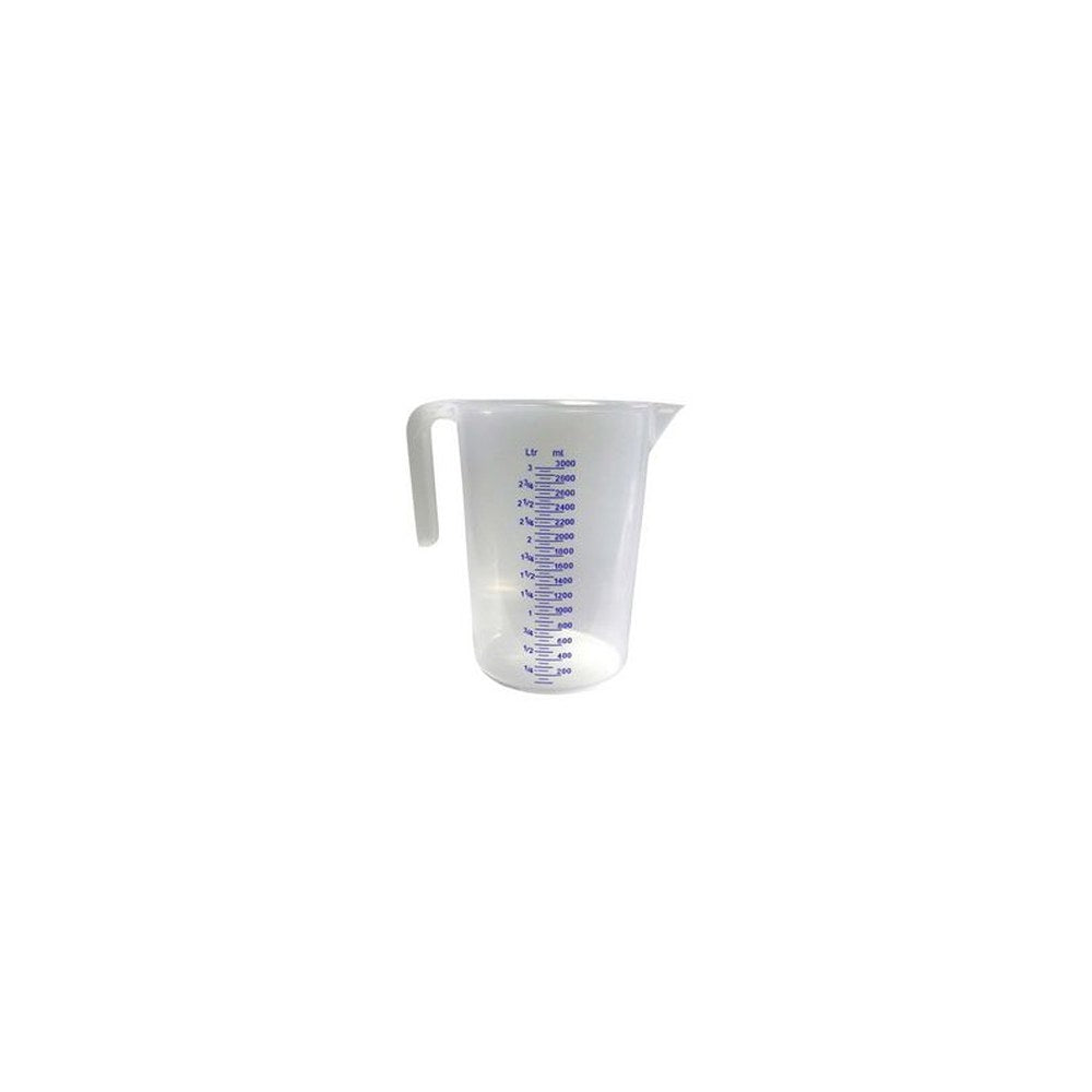 IWH Pichet gradué, contenu: 3 litres, transparent