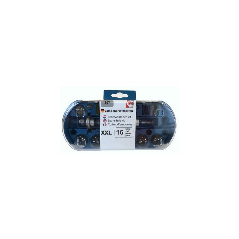 IWH Coffret d'ampoules de rechange de voiture H7, 16 pièces