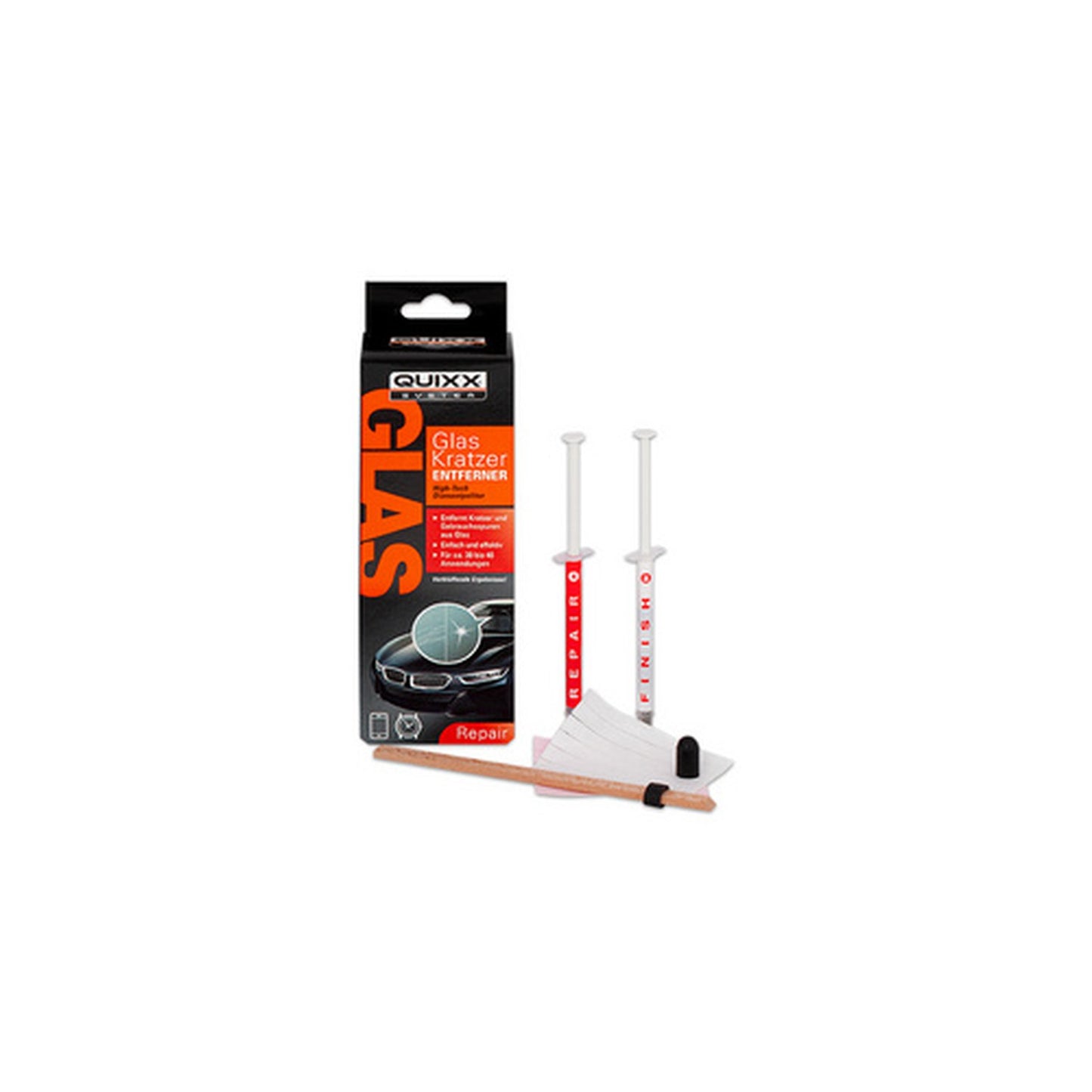 QUIXX Efface-rayures, pour surfaces en vitre, 5 pièces