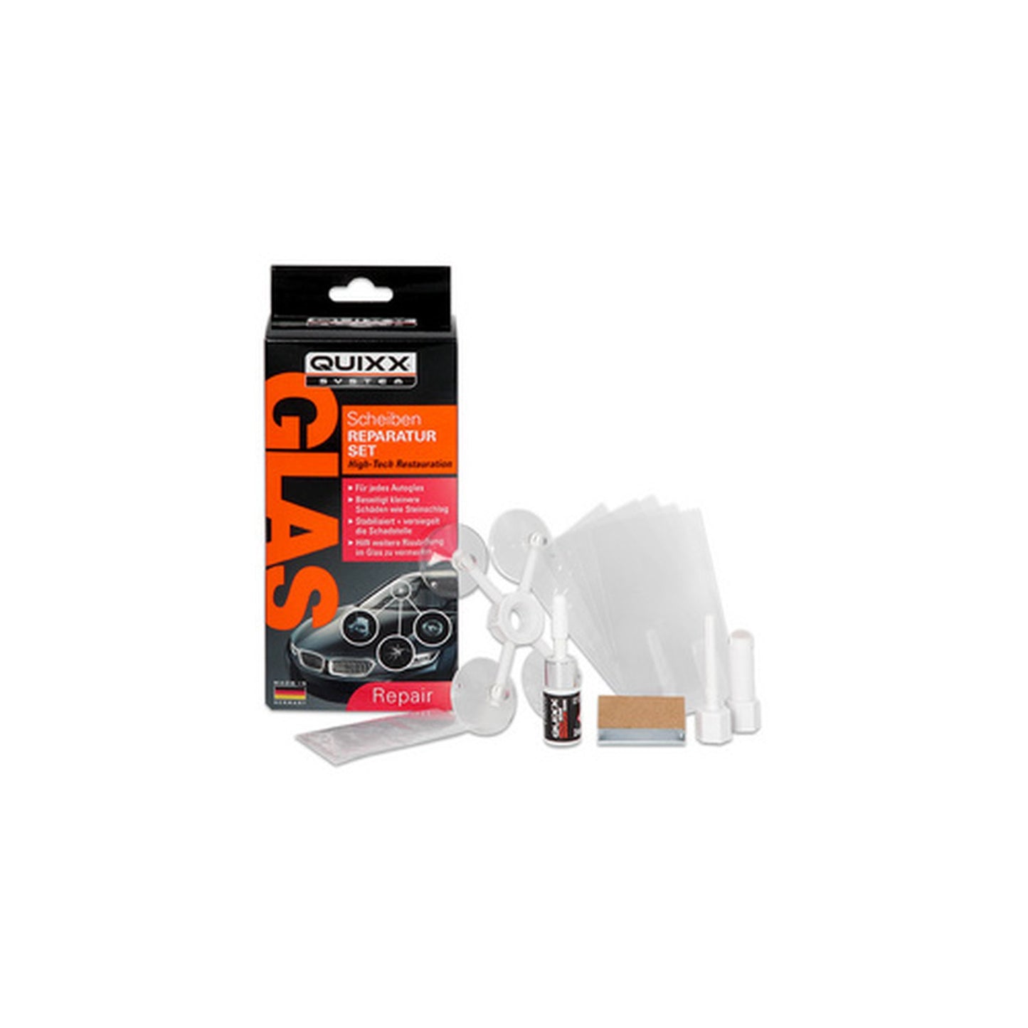 QUIXX Kit de réparation pour vitres, 7 pièces