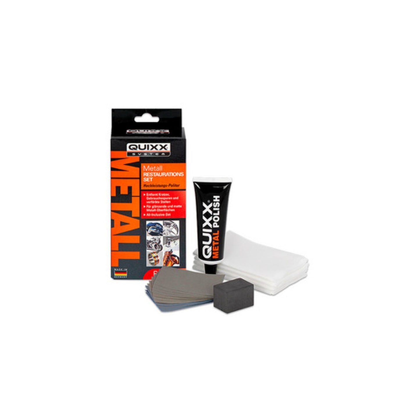 QUIXX Kit de réparation pour métal, 14 pièces