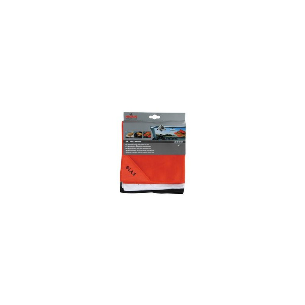 NIGRIN Performance Kit de chiffons microfibre