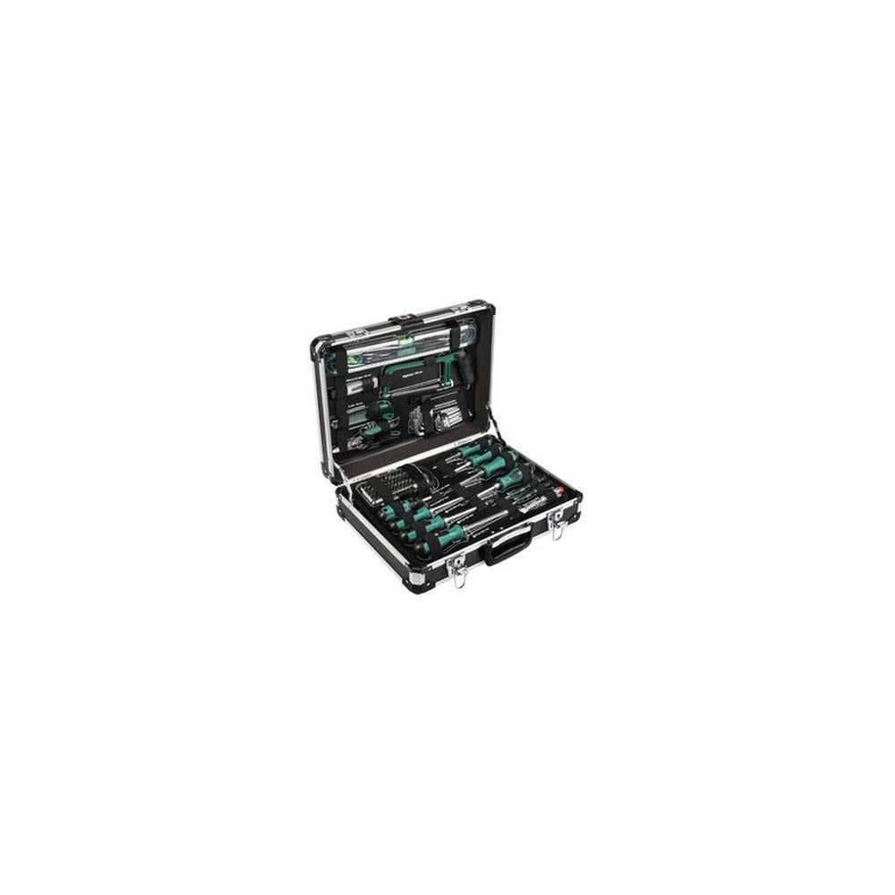 BRÜDER MANNESMANN Malette à outils, 160 pièces, coffre alu