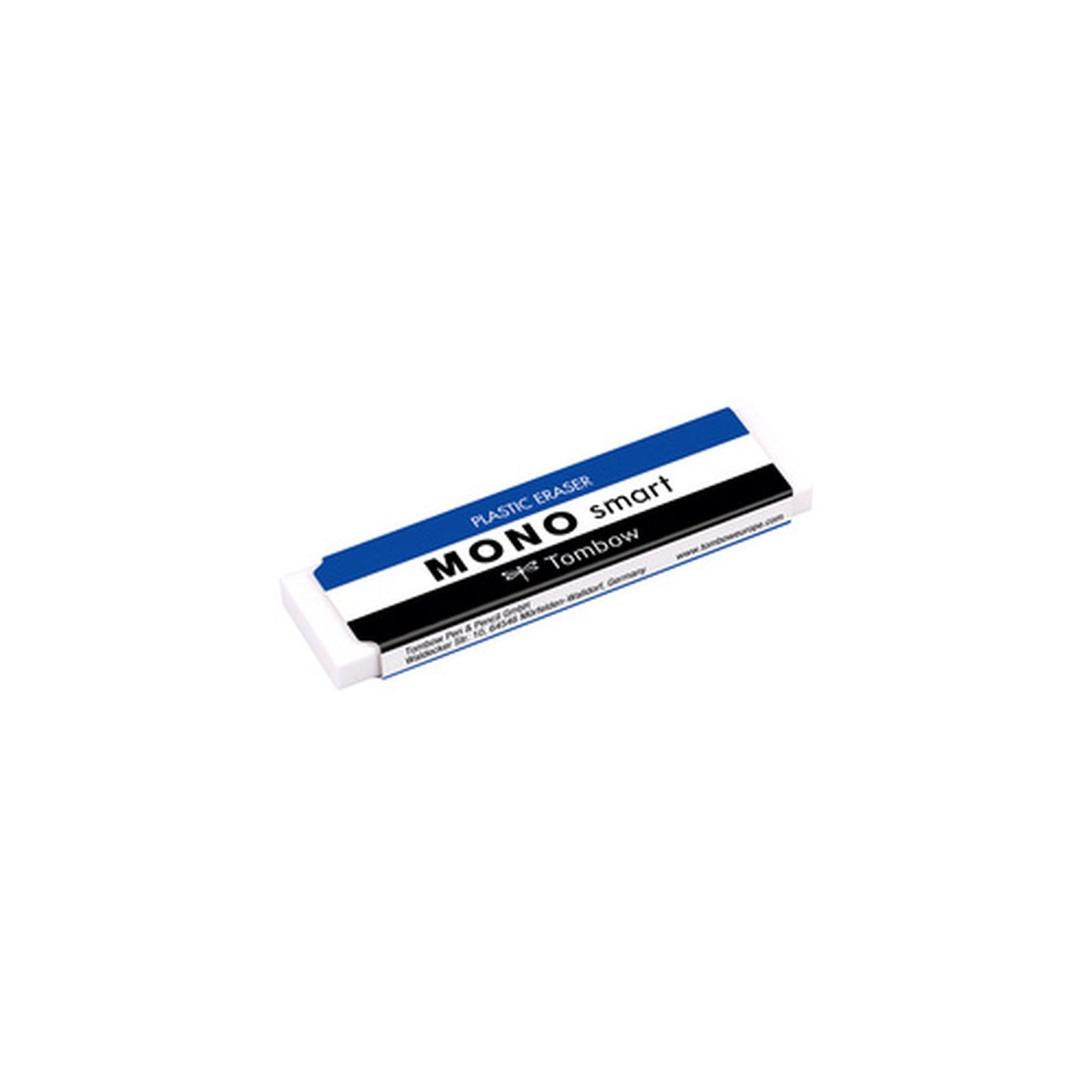 Tombow Gomme en plastique "MONO smart", extra mince, blanc