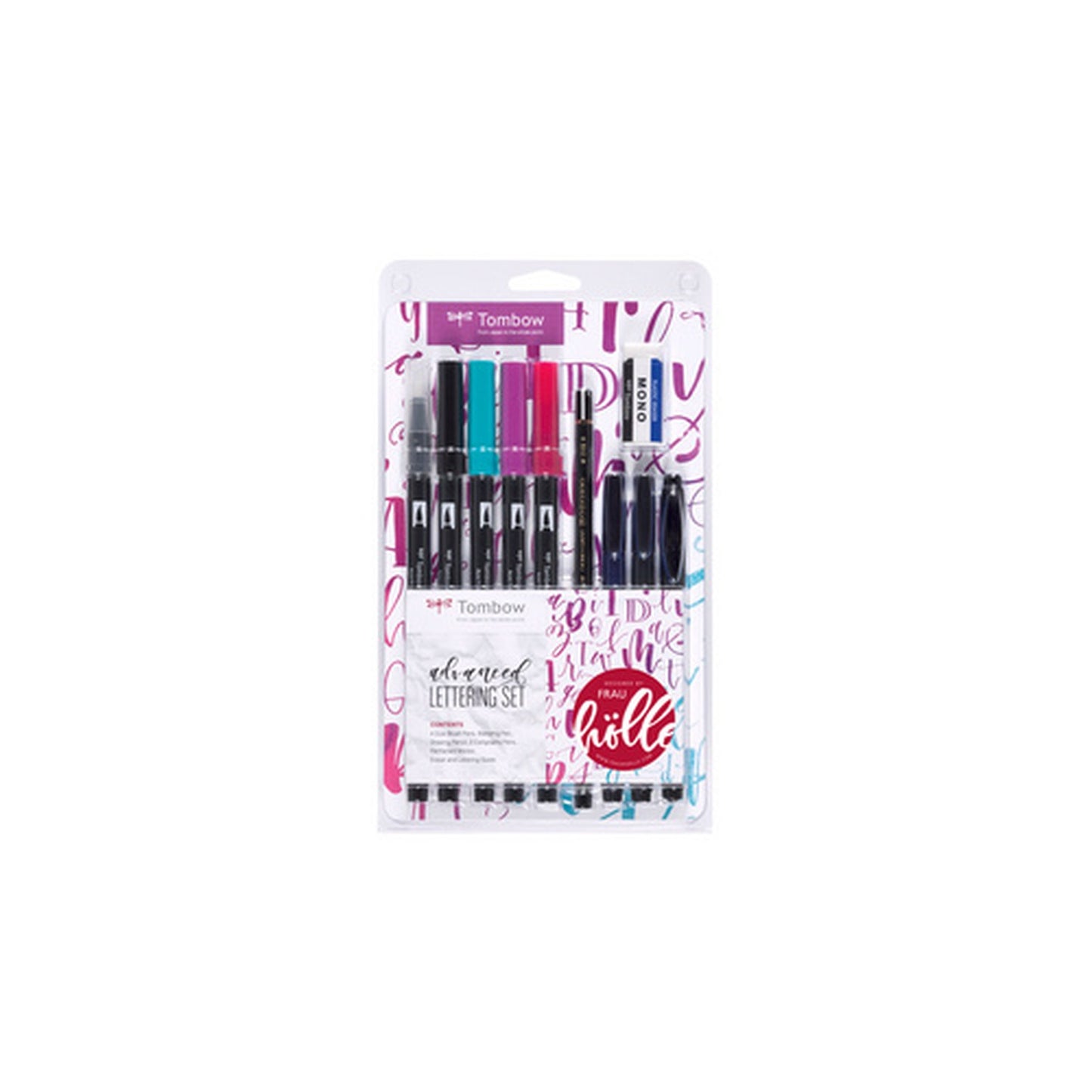 Tombow Kit de calligraphie "advanced", kit de 10