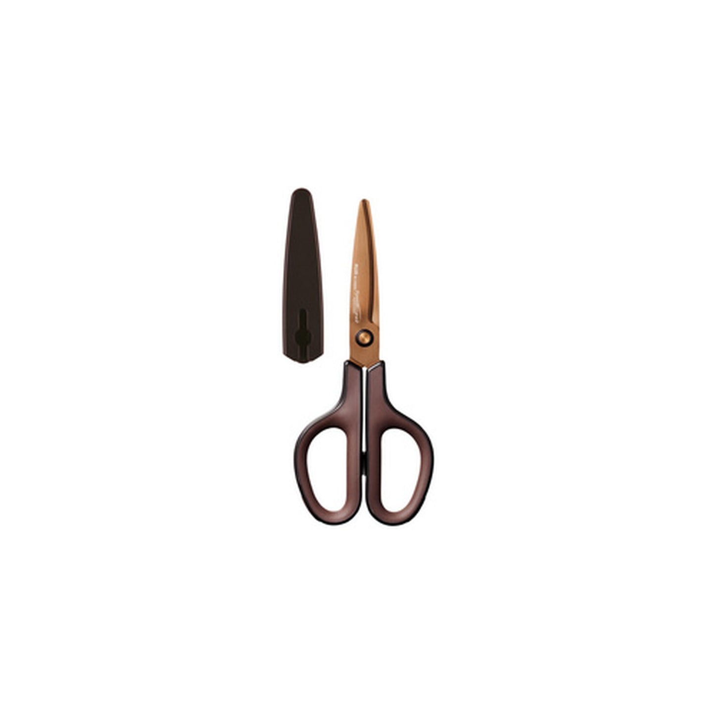 PLUS JAPAN Ciseaux universels FITCUT CURVE Titanium, marron