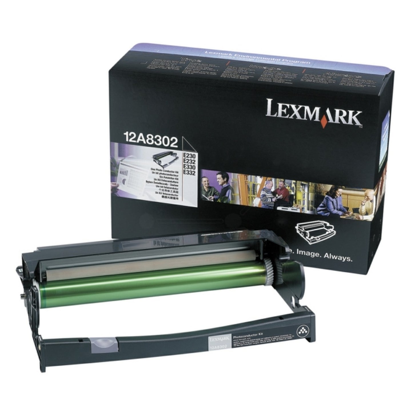Tambour (drum) de Marque Lexmark 12A8302 Noir (30 000 pages)