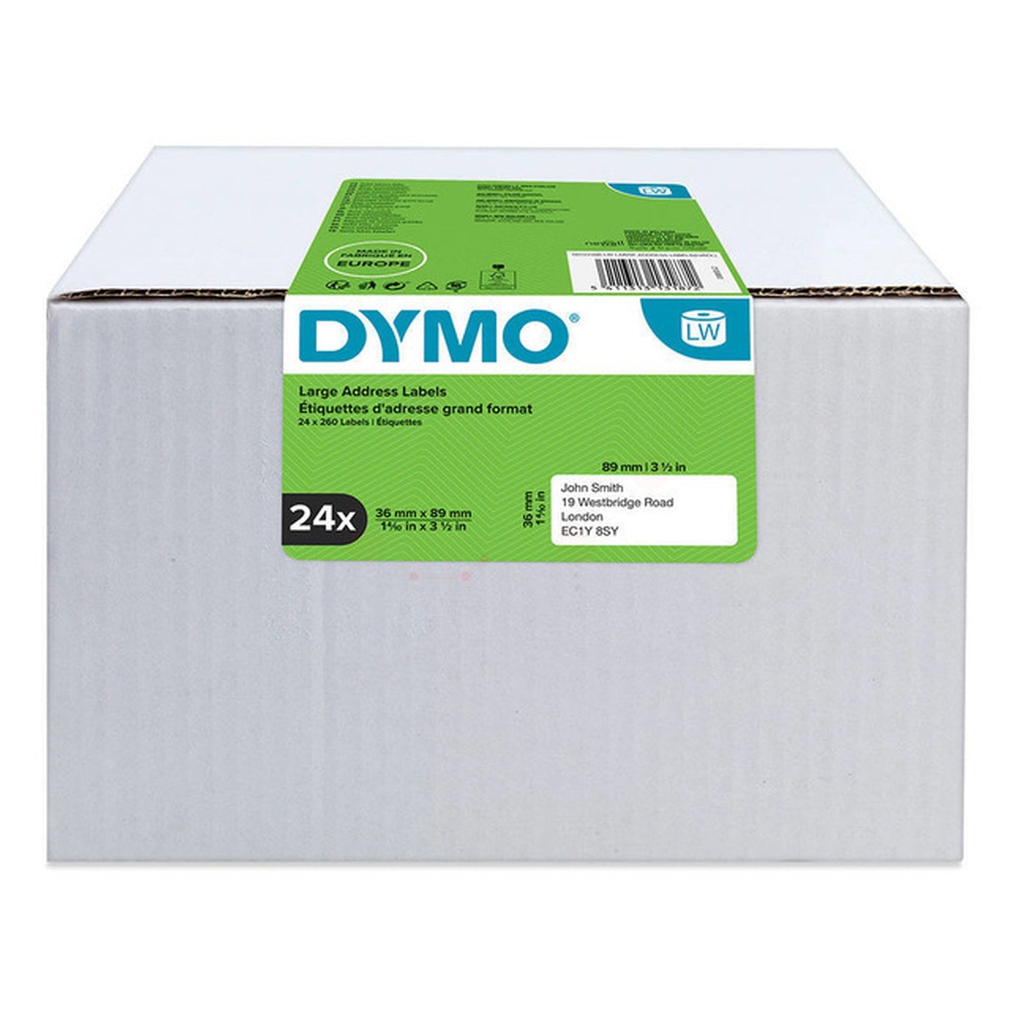 Rouleau d'étiquettes d'origine Dymo 13187 / S0722390 - blanc