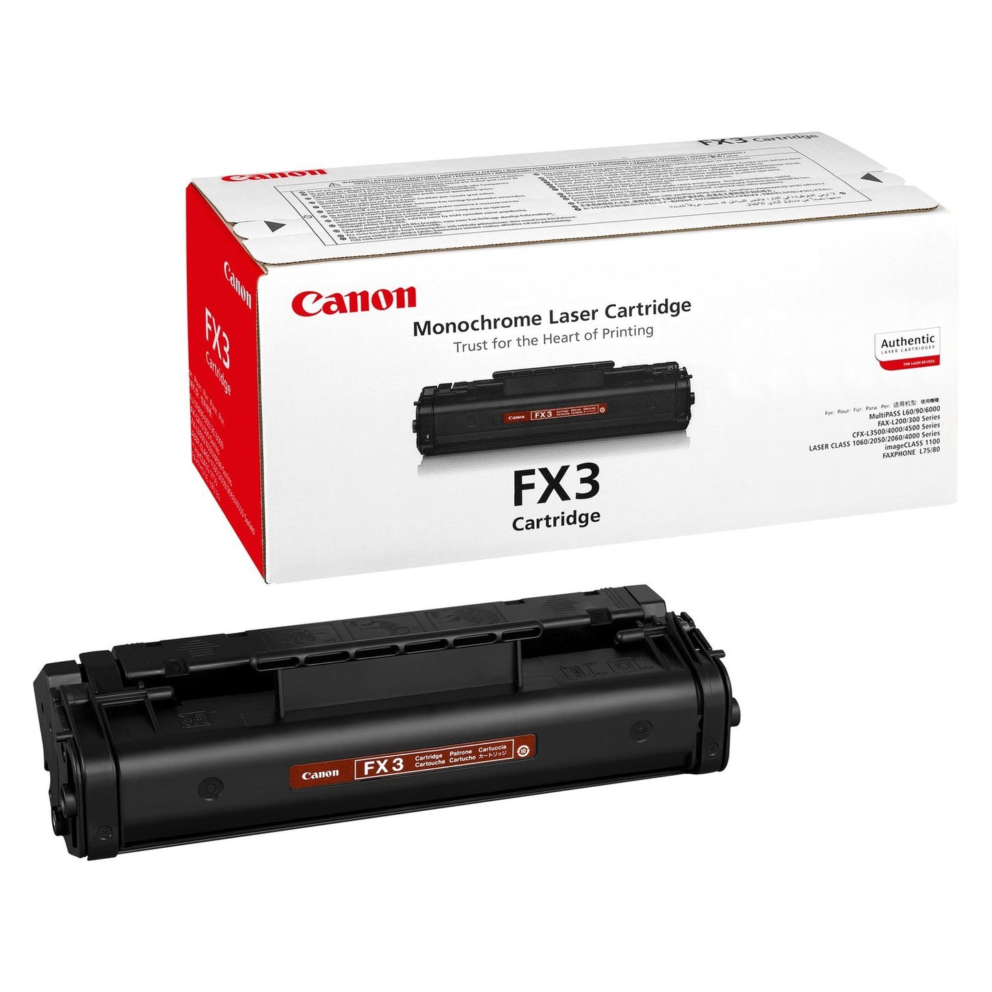 Toner d'origine Canon 1557A003 / FX-3 - noir