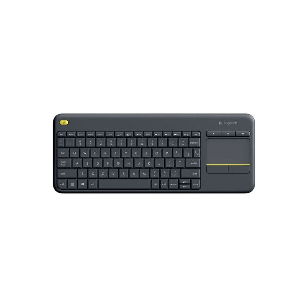 Logitech Tastatur K400 Plus, kabellos, mit Touchpad