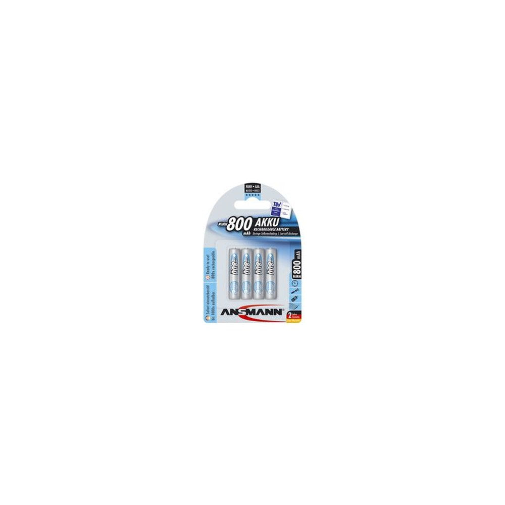 ANSMANN Pile rechargeable NiMH maxE, Micro (AAA), 800 mAh